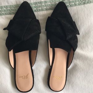 J crew velvet flats - size 8